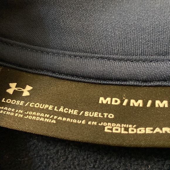 Under Armour ColdGear Loose Pullover Hoodie Med - Picture 3 of 4